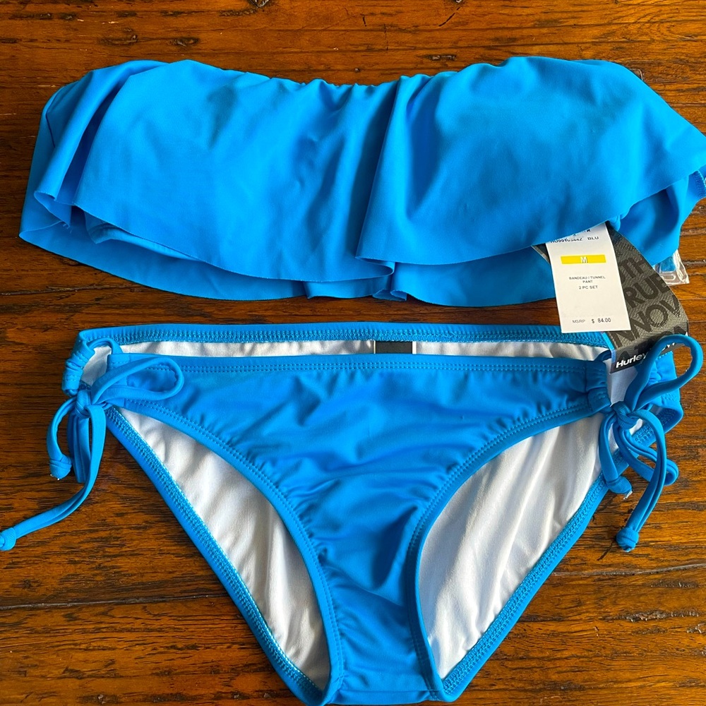 Brand New Gorgeous Blue Hurley Bikini